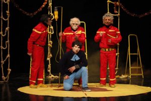 La pièce Un incendie chez les pompiers